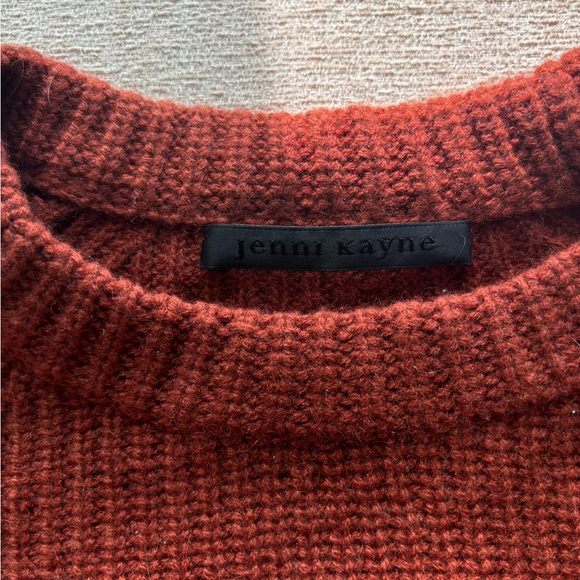 Jenny Kayne Cashmere Sweater Small Rust - Picture 4 of 6
